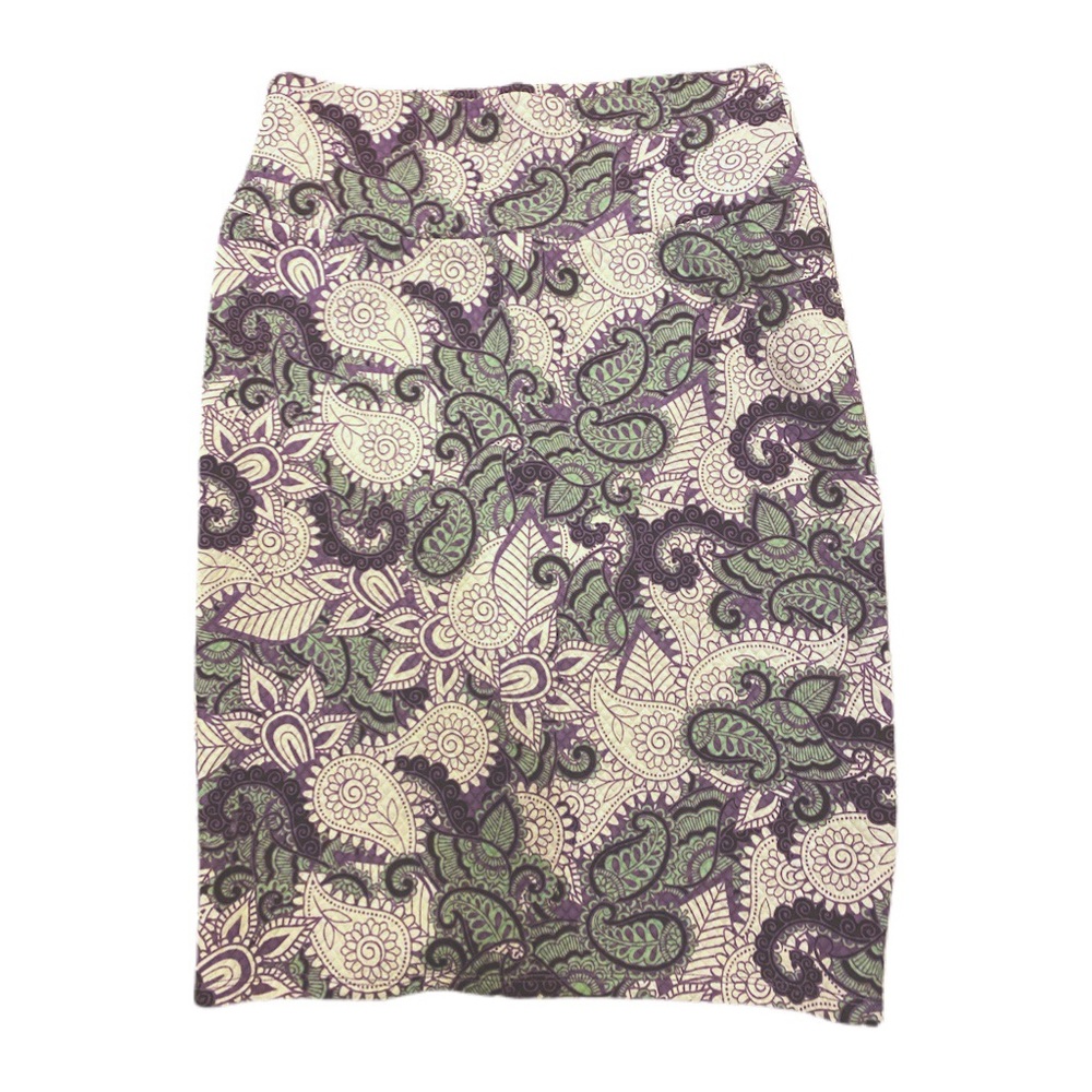EUC LuLaRoe Cassie Pencil Skirt Small Paisley